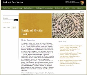 NPS ABPP Mistick Fort screenshot